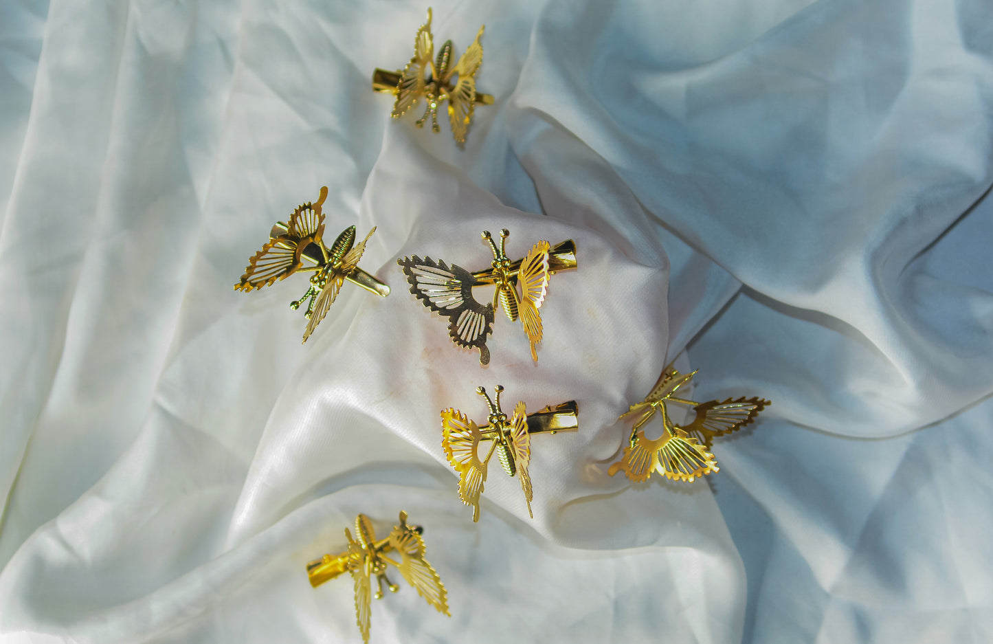 Butterfly hair clip small(pack of 5)