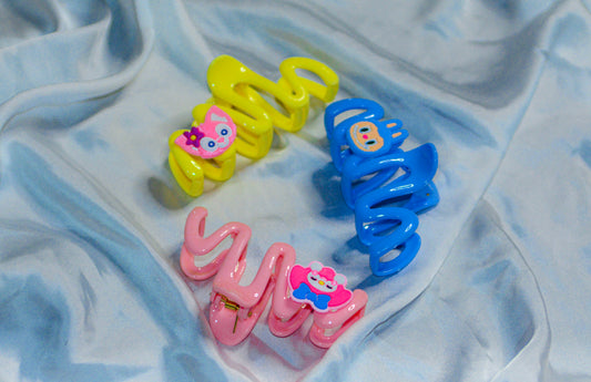 Curley hair catchars(pack of 3)