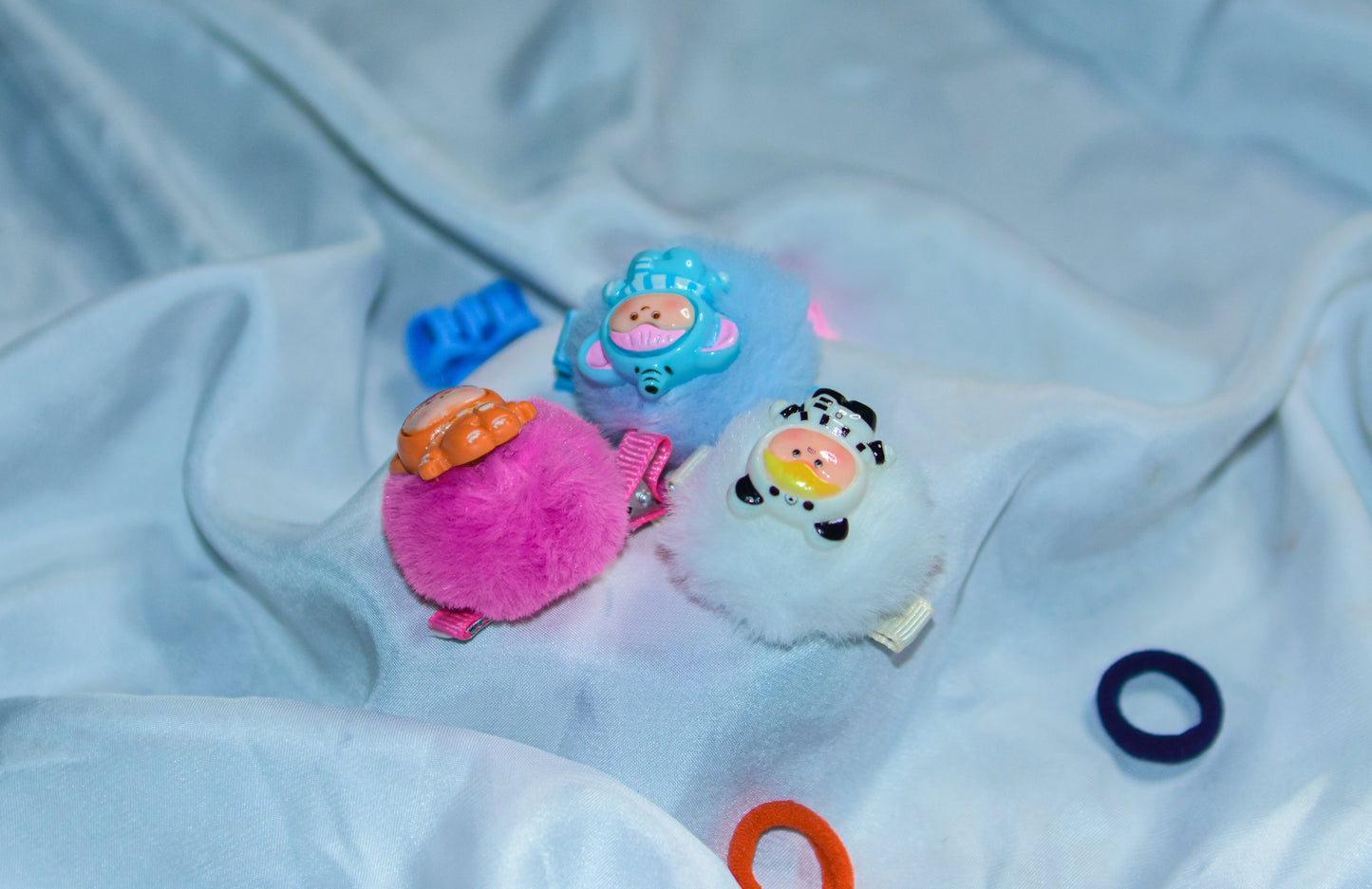 best hair poni taddy bear style(pack of 3)