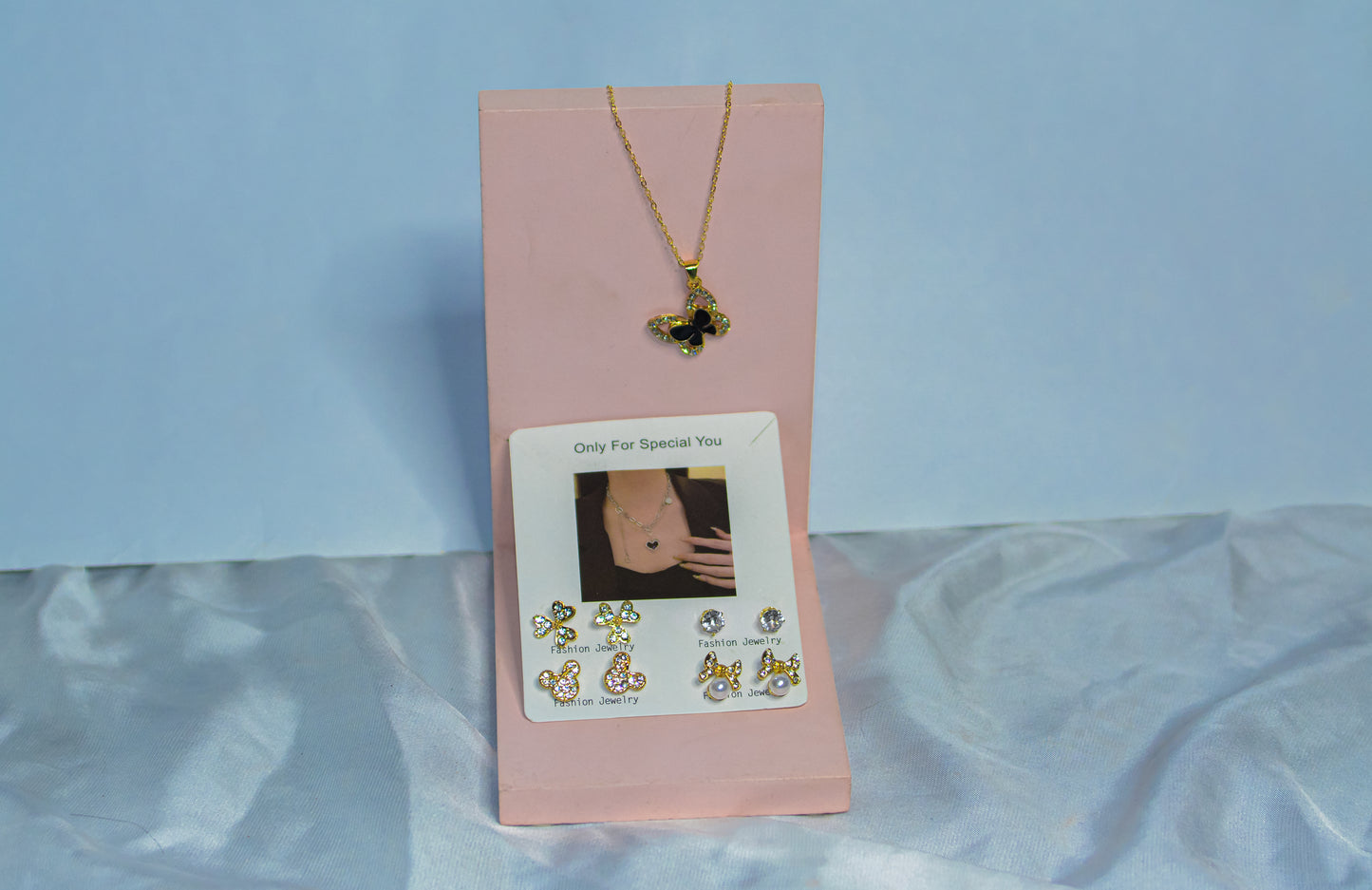 Ladies nekles&ear ring(complete set)