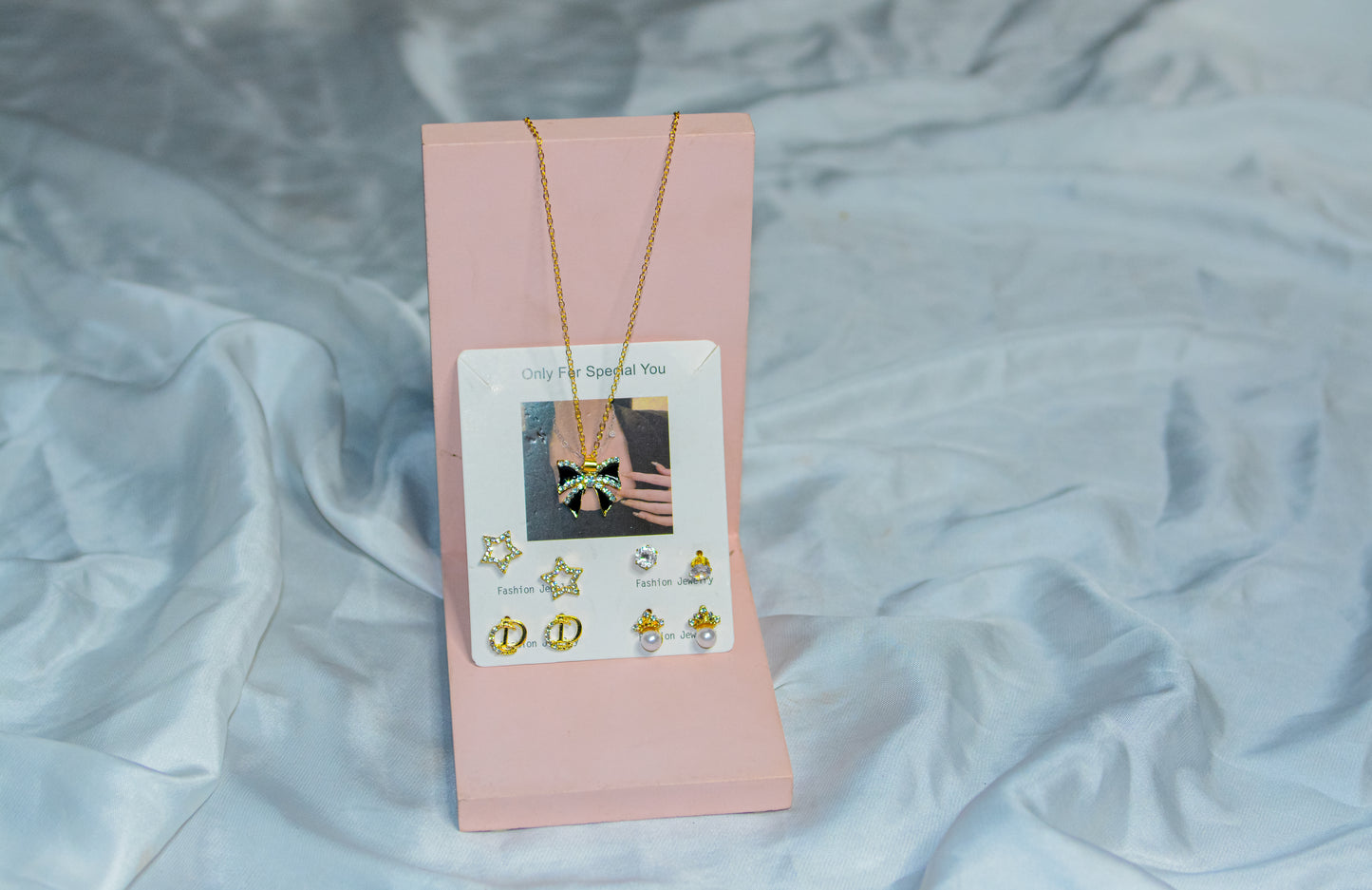 Ladies nekles&ear ring(complete set)